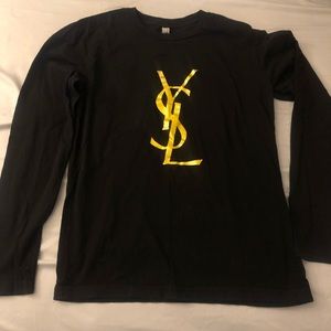 YSL logo long sleeve.